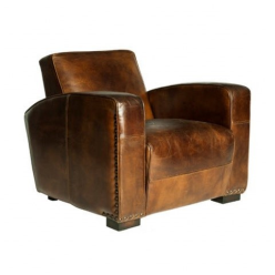 Club Leather Arm Chair