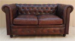Brown 2 Seater